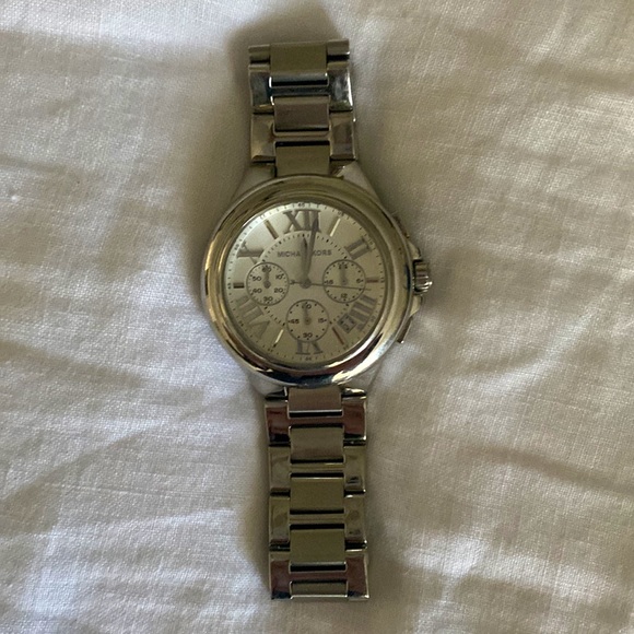 MICHAEL KORS Camille Chronograph Silver Dial Stainless Steel Watch MK5719 - Picture 2 of 3